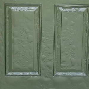 Fiberglass Door with outgassing